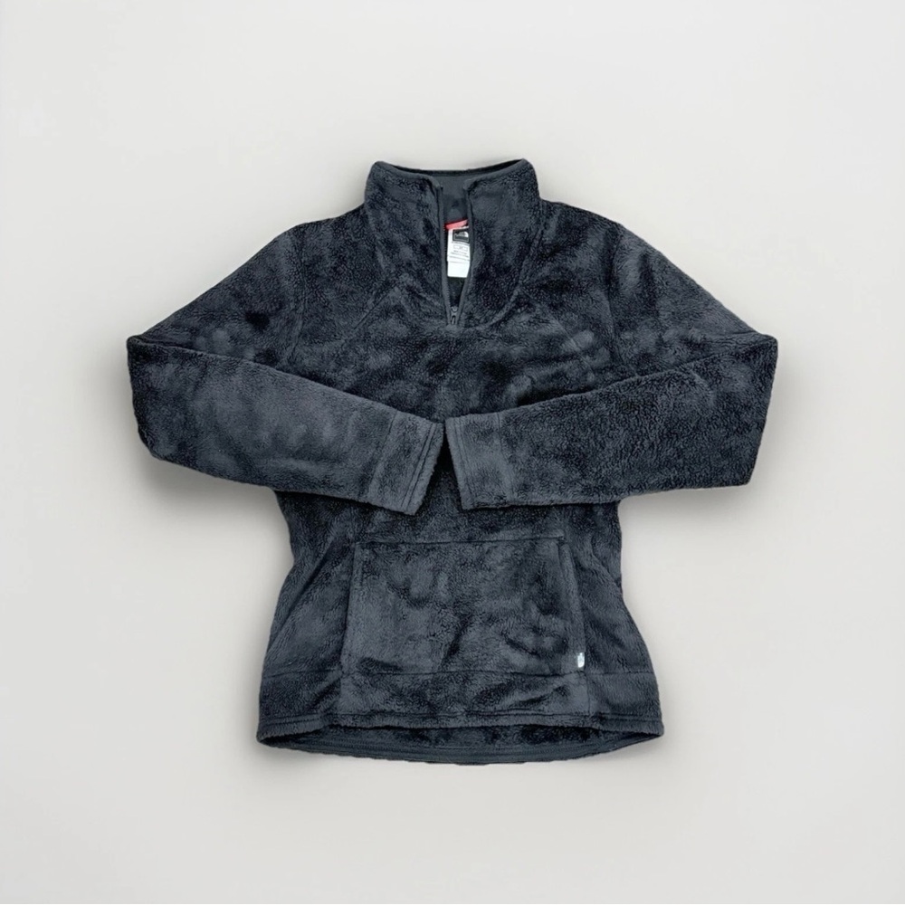 The North Face Womens 1/4 Zip Pullover
Soft Fleece Sherpa Black Small